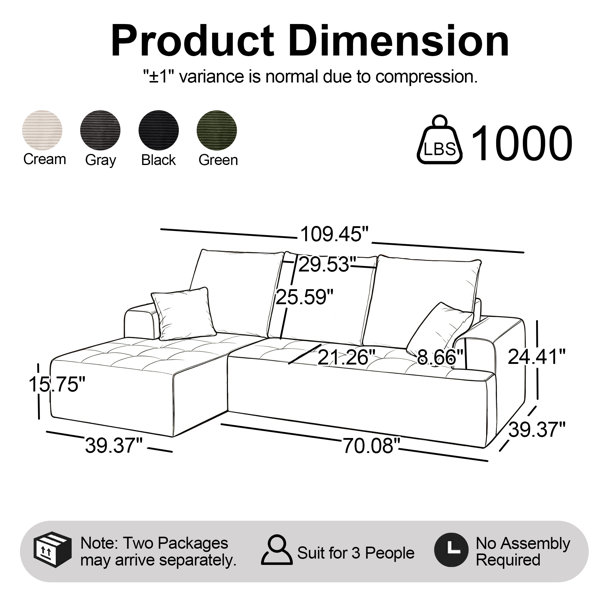Dimensions du produit