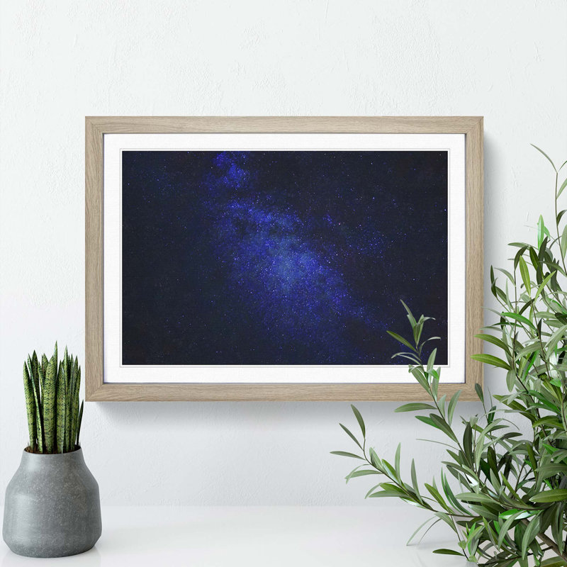 Universe Vol.36 in Abstract - Picture Frame Graphic Art Print, Oak Framed, 27cm H x 36cm W x 2cm D