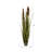 48" Artificial Potted Green Grass with Cattails