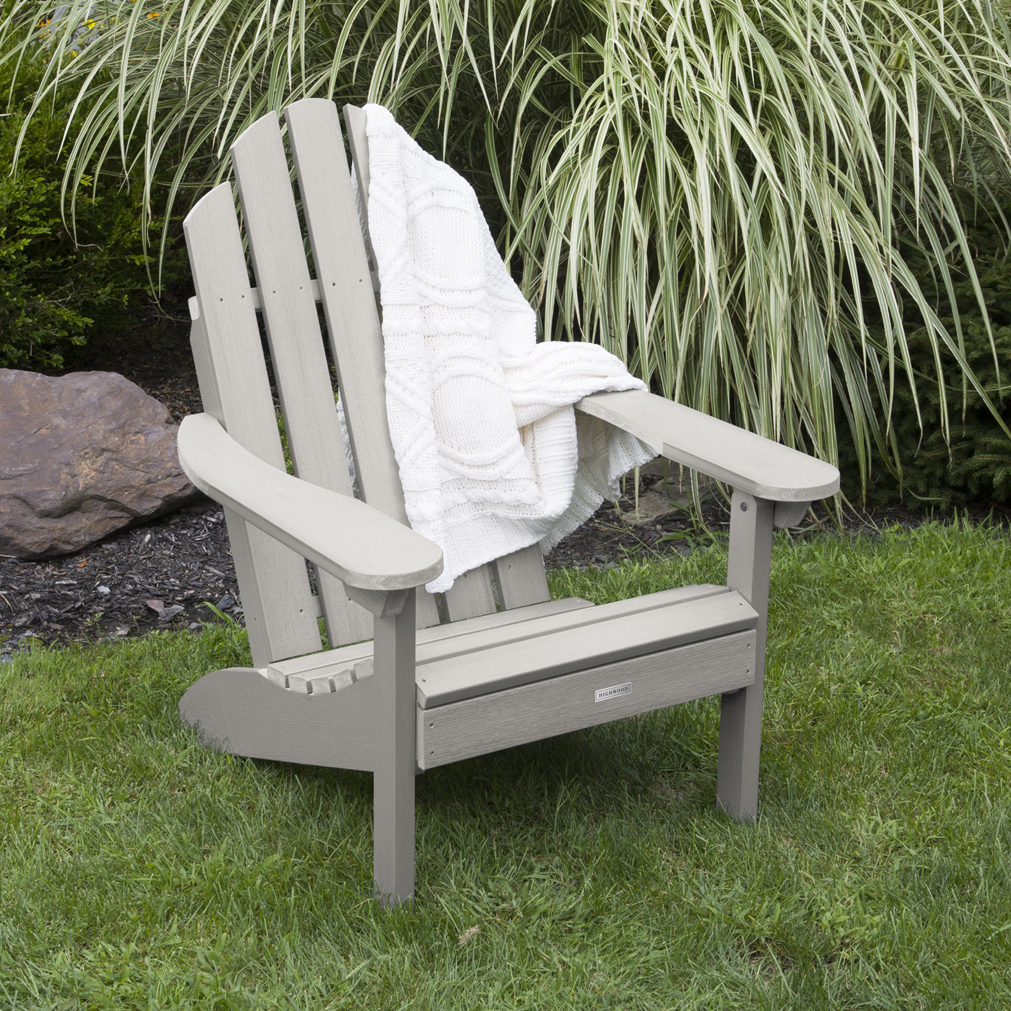 Leis Outdoor Adirondack Chair, Harbor Gray
