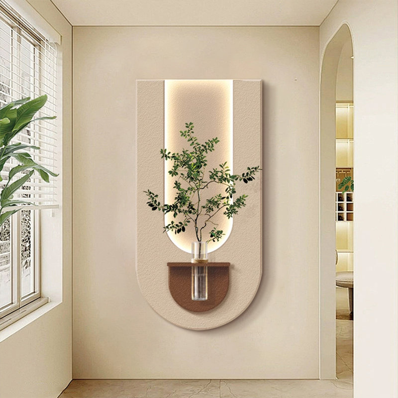 Art mural Mid-Century moderne en toile pour salon, H 55,12 po x l 27,56 po