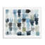 «Ocean Inspired Abstract Tiles», bleu, vert, aquarelle, ferme rustique surdimensionnée, estampe numérique, art texturé par Grace Popp-1744770947-1744770968