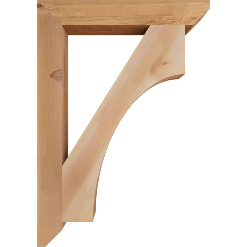 Support en bois Westlake, Cèdre rouge, H 40 po x l 3,5 po x P 28 po
