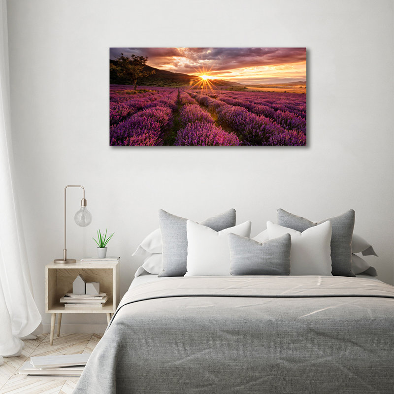 Lavender Field - No Frame Print on Canvas