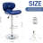Bar Stools Set of 2, Adjustable Swivel Counter stools, Modern PU Leather Counter Height Bar Stools with Back and Footrest-117403255-117204132
