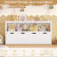 Bayze Bookcase with Removable Drawers, White-53099785