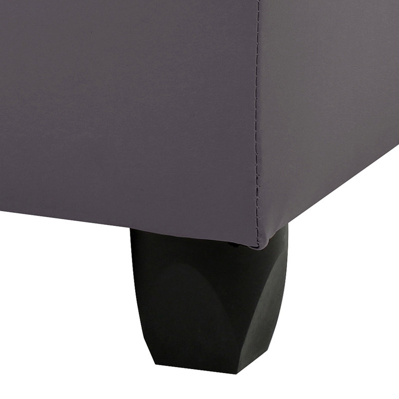 Chic Contemporary Ottoman, Gray