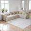 Canapé-lit convertible avec coussin cylindrique, canapé-lit pliant en chenille, canapé-lit pliant avec poche latérale, canapé-lit de plancher, 3 pièces-26699350