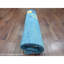 Tapis bleu en laine noué à la main 8 po x 10 pi Peshawar