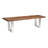 Philipson 69" Wood and Metal Backless Bench