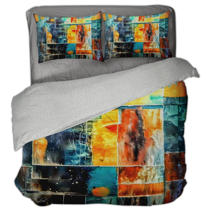 Harmony In Chaos Comforter Set, Queen Comforter + 1 Standard Pillowcase