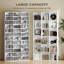 195cm H Media Shelves