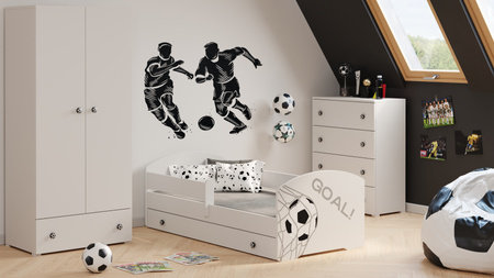 Standard Bed Frame with Storage Included, European Toddler (80 x 160cm)
