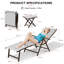 Ensemble de chaises longues inclinables 45 po avec table Cllgone-703205134-759647665