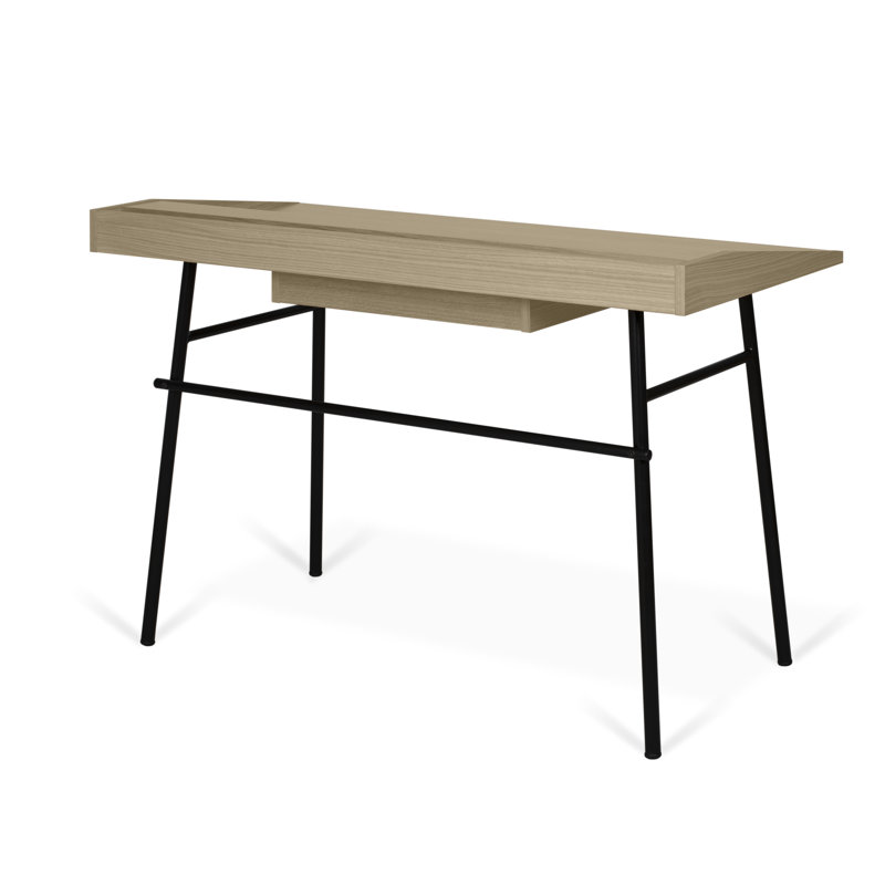 Alvoid Metal Base Writing Desk