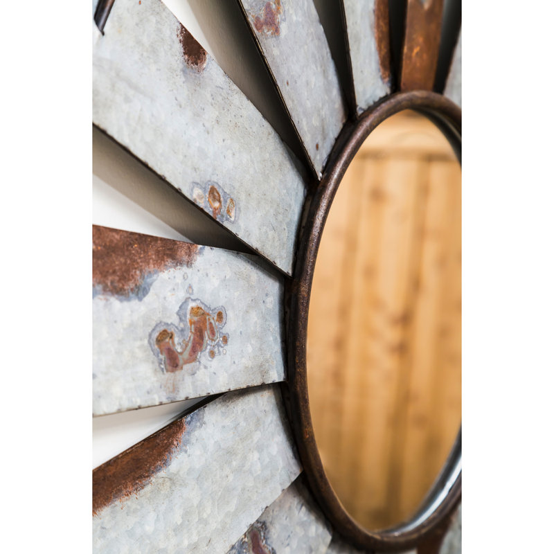 Metal Flat Wall Mirror