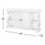 Console de hall d'entrée Country Market Vintage avec 2 portes, 1 tablette ADJ et 2 tablettes fixes-1186001503