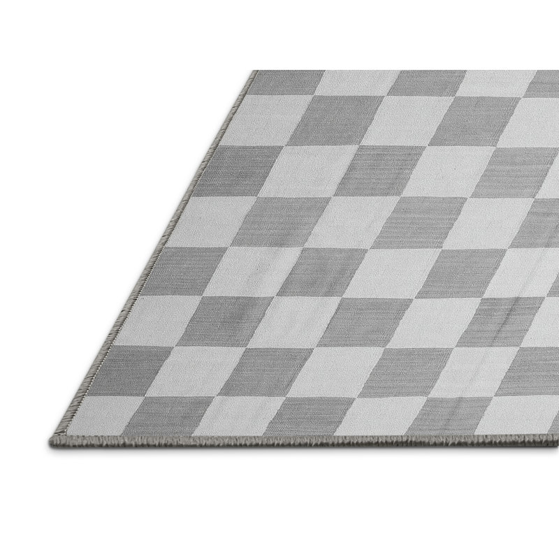 Sydnee Performance Checkered Indoor Rug, Rectangle 2' x 3'