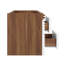 Base de meuble-lavabo mural simple 48 po Render-682093314