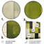 Art mural vert en métal «Green Eco Cubic Collage III»-889680120