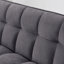 54,33 po Canapé-lit pliable polyvalent en 3 longueurs, canapé-lit moderne, canapé-lit en velours, dossier réglable-414463876