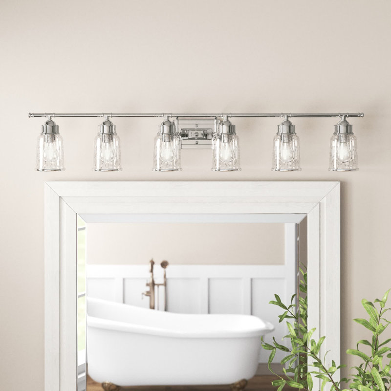 Derrick 6 - Light Dimmable Vanity Light, Brushed Nickel