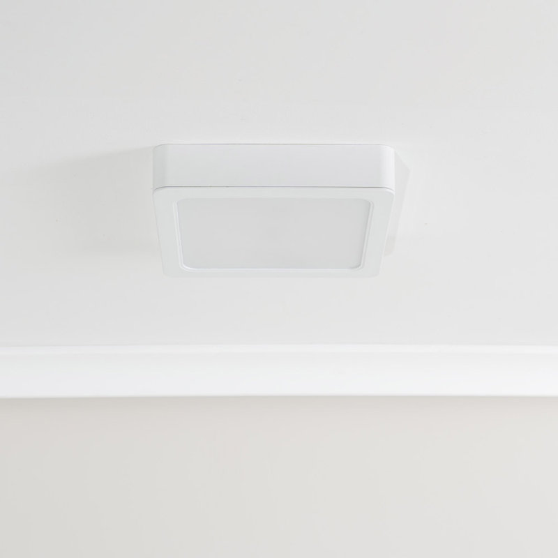 Cirone Plastic LED Flush Mounted Sconce, Natural