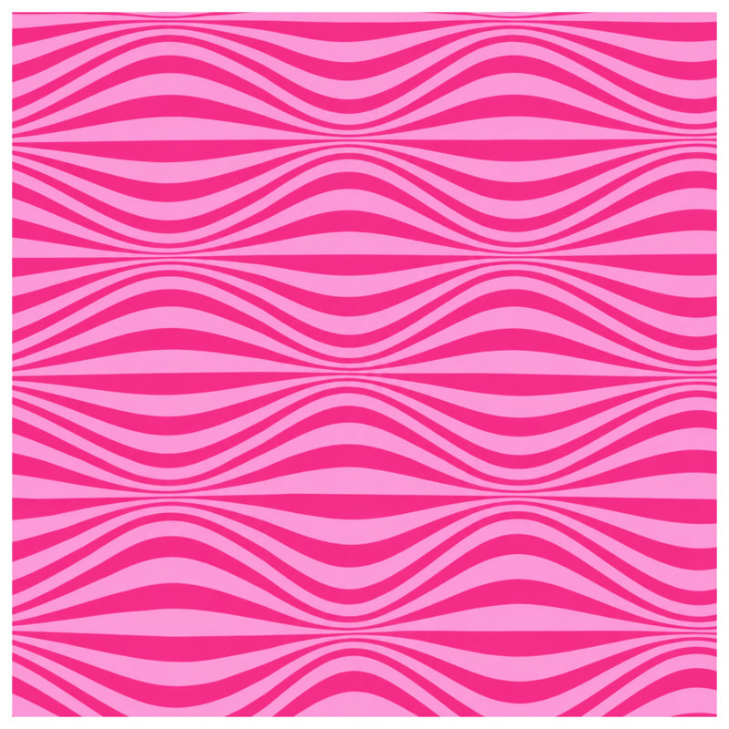 Housses de couette Pink Wavy Lines, Twin