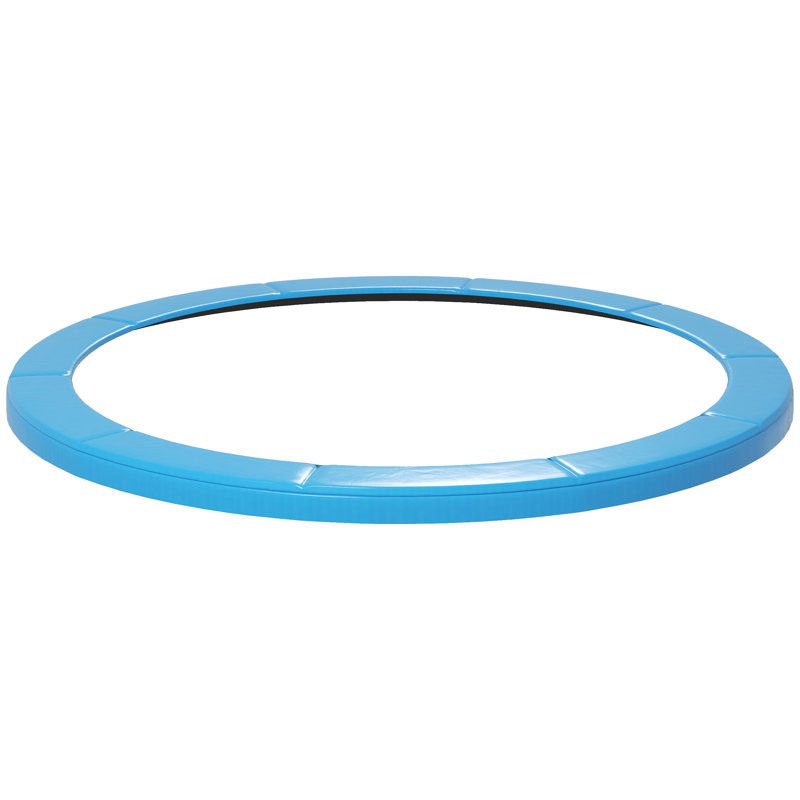 Coussin de bordure pour trampoline, Bleu, H 0,6 po x l 168 po x P 168 po