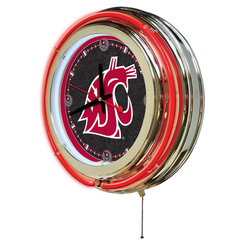 Horloge murale 15 po NCAA, Washington State