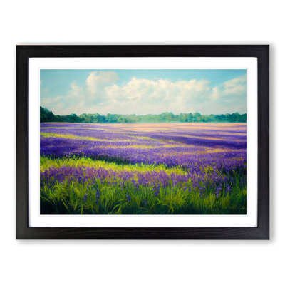 Gentle Bluebell Field - Single Picture Frame Print