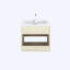 Ensemble de meuble-lavabo mural simple 24 po Salt [20D]-88589101