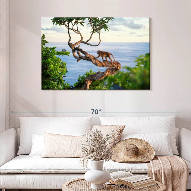 Brampt Balinese Monkey, 30" H x 45" W