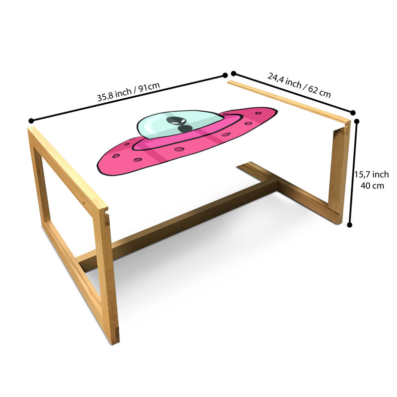 Jainah Sled Coffee Table, 90cm H x 62cm W x 40cm D