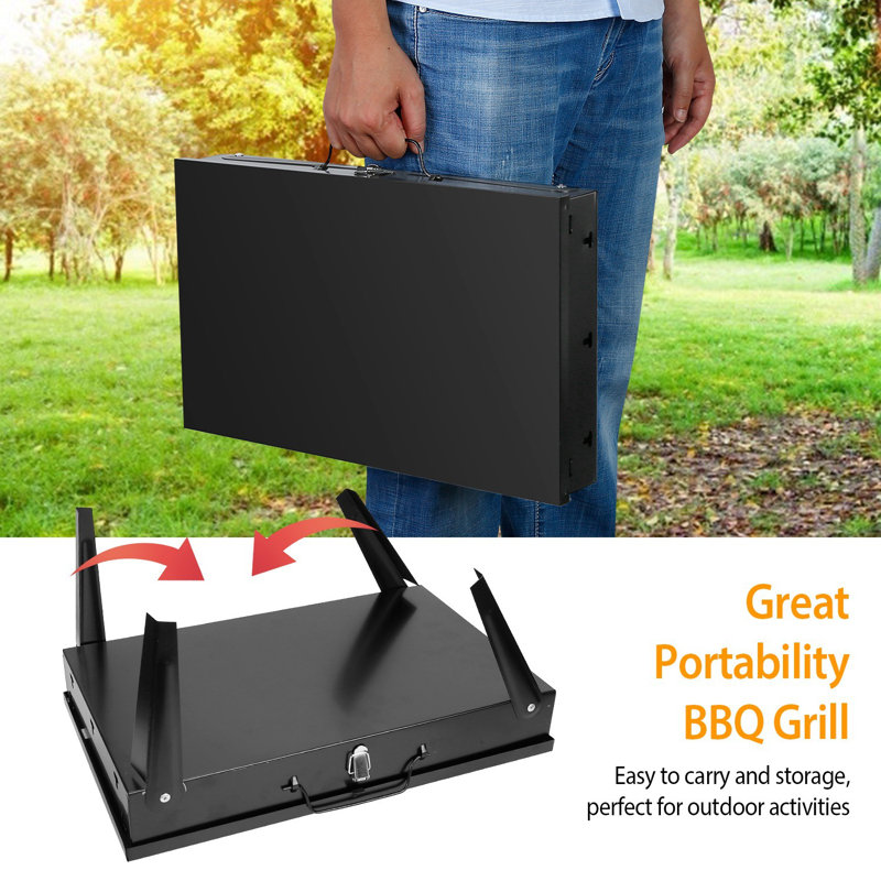 Edge Collections 10'' W Charcoal Grill