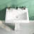 Apex 34" Tall Rectangular Vitreous China Pedestal Bathroom Sink with Overflow-96123225-99407255