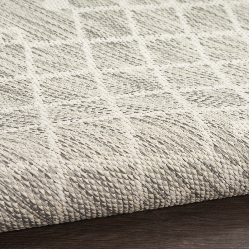 Tapis intérieur / extérieur Robbs, Light Grey, Tapis de couloir 2 pi x 6 pi