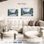 «Ski Away» sur toile-65415406