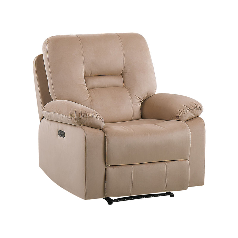 Aldea Velvet Armchair, Beige