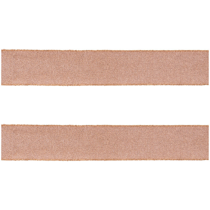 Ruban de velours à bord brut , H 2,5 po x l 180 po x P 0,1 po, Rose