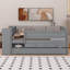 Lit de jour simple avec tiroirs et couchette-887667902