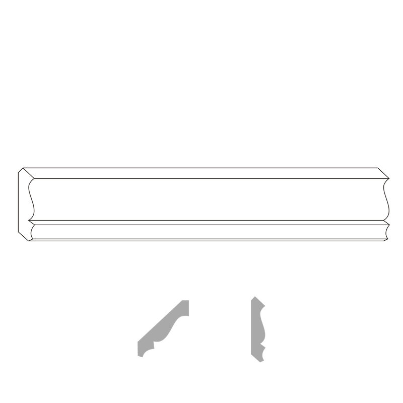 Traditional White Styrofoam Crown Molding for Ceiling