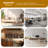Industrial Style Wooden Bookcase With Fixed Shelves-1507338116-1507338113