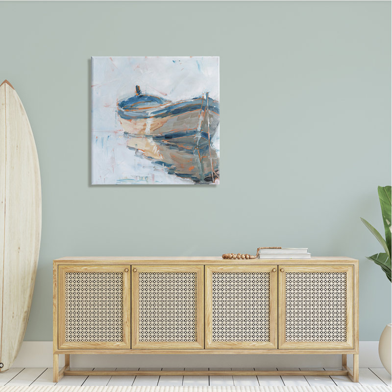 Motomarine abandonnée, Toile, H 30 po x l 30 po x P 1,5 po