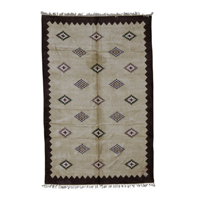Hand Woven Cotton Oriental Area Rug