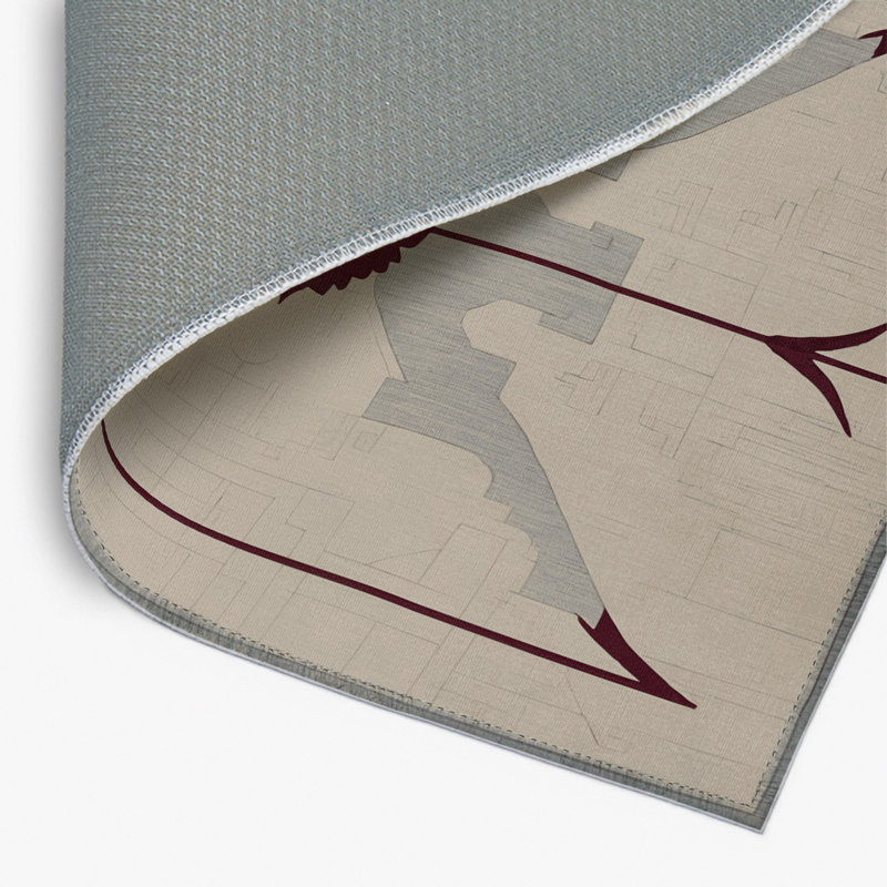 Structural Drift Indoor And Outdoor Area Rug, Rectangle 2' x 3'