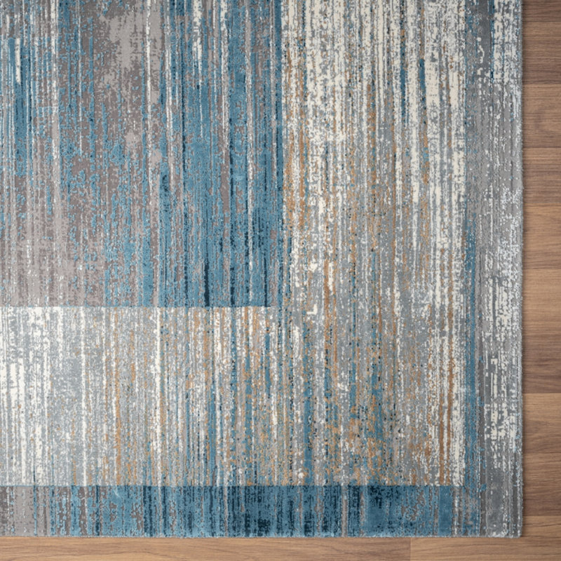 Echo Abstract Area Rug, Rectangle 7'9" x 9'9"