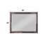 Miroir d'appoint pour l'intérieur, miroir horizontal, miroir d'appoint minimaliste pour l'intérieur