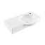 Lavabo de salle de bain mural rectangulaire en céramique 30 po Chateau White - blanc brillant SM-WS325-101635164-121723293
