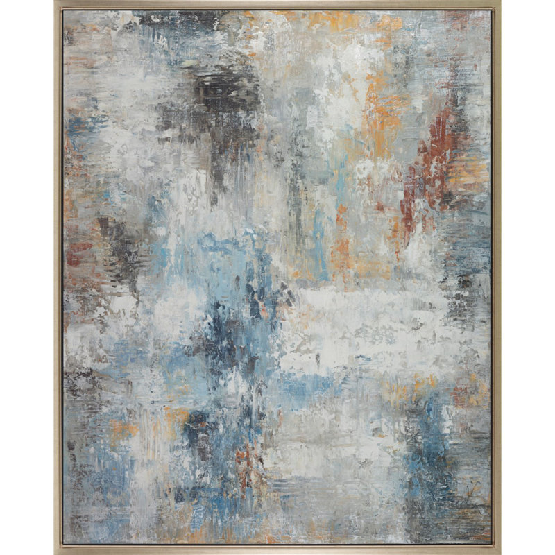 Memoir Print, Laguna Silver Framed